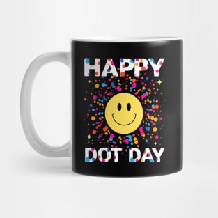 Happy Dot Day Colorful Rainbow Polka Dot Boys Girls Mug